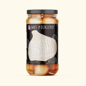 Mrs Picklepot Pickled Onions with Garlic